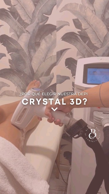 Cabina de depilación definitiva con Crystal 3D