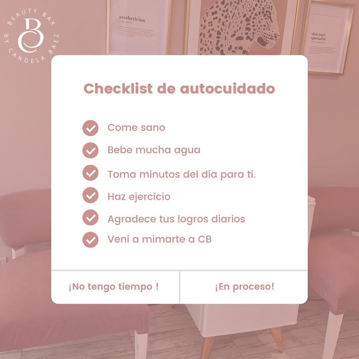 La sala de espera, en tonos rosa empolvado